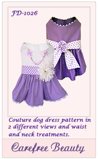 FD 1016_ Carefree Beauty, Dog Dress Pattern
